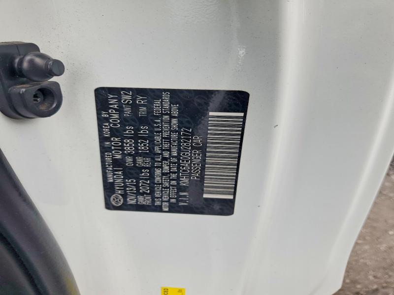 2016 Hyundai Veloster მანქანა იყიდება აუქციონზე, vin: KMHTC6AE0GU282172, აუქციონის ნომერი: 58312096