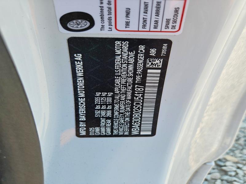 Aukcja sprzedaży 2025 Bmw M440i, vin: WBA63DB02SCU54187, numer aukcji: 56661316
