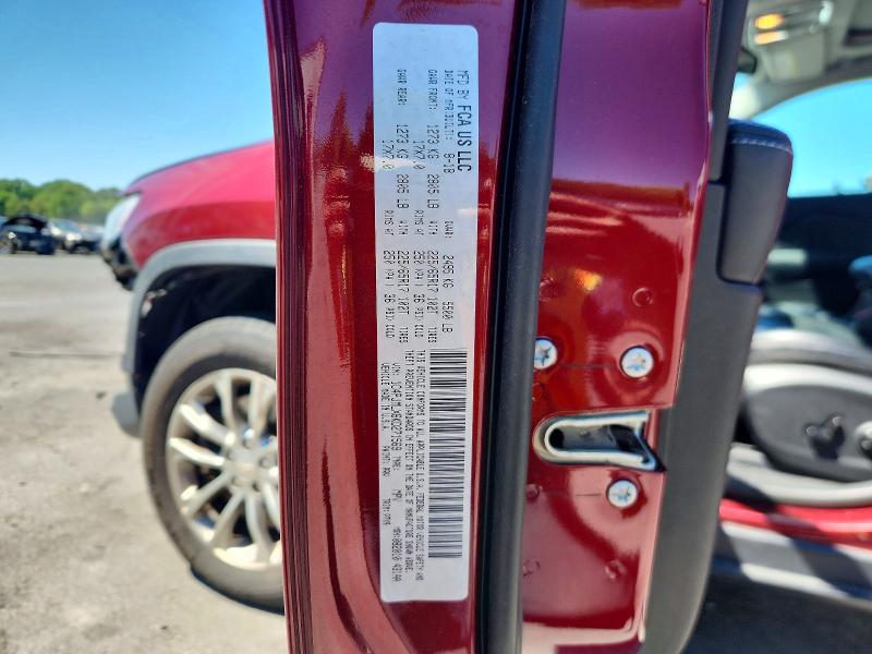 2019 Jeep Cherokee მანქანა იყიდება აუქციონზე, vin: 1C4PJMLX6KD271569, აუქციონის ნომერი: 55498396