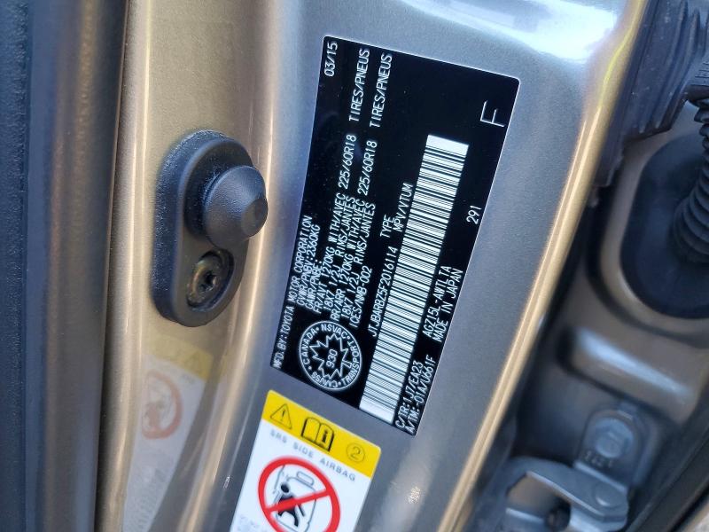 Aukcja sprzedaży 2015 Lexus Nx, vin: JTJBARBZ5F2016114, numer aukcji: 58256156