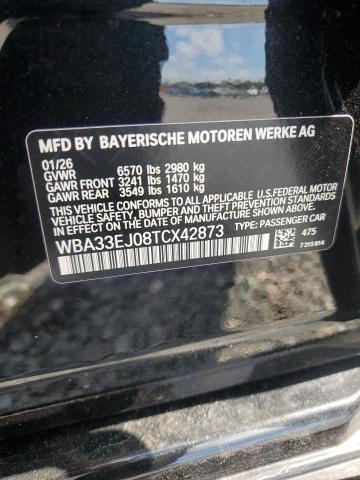 2026 Bmw 760 მანქანა იყიდება აუქციონზე, vin: WBA33EJ08TCX42873, აუქციონის ნომერი: 57654676