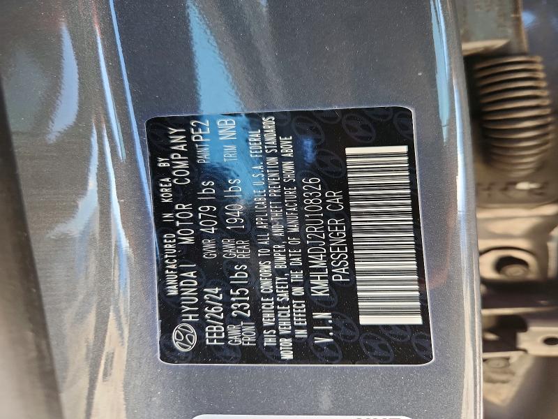 Продаж на аукціоні авто 2024 Hyundai Elantra, vin: KMHLM4DJ2RU108326, номер лоту: 55447916