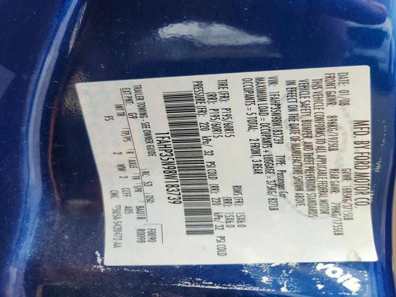 Aukcja sprzedaży 2008 Ford Focus, vin: 1FAHP35N98W183739, numer aukcji: 58984946