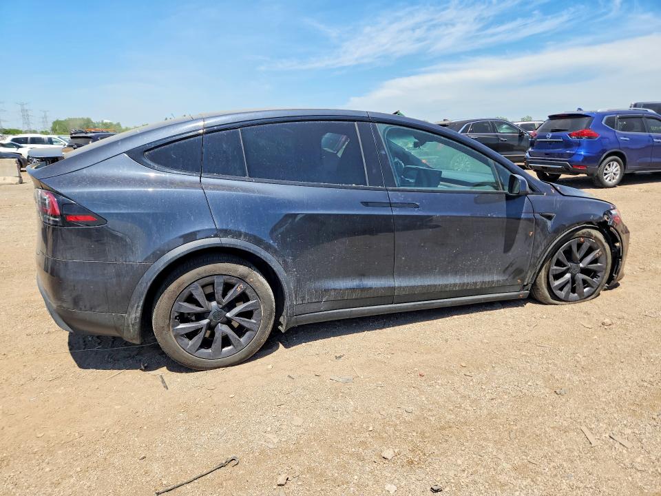 55780226 :رقم المزاد ، 7SAXCDE51SF466125 vin ، 2025 Tesla Model X مزاد بيع