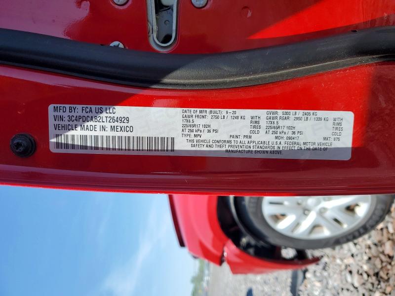 Aukcja sprzedaży 2020 Dodge Journey, vin: 3C4PDCAB2LT264929, numer aukcji: 55817526