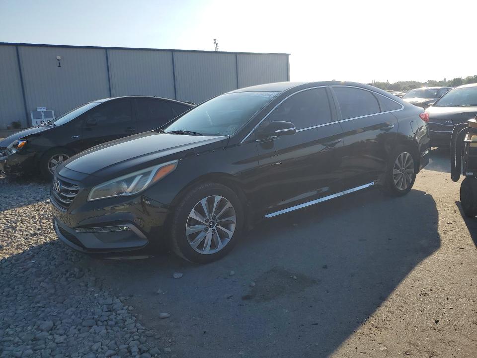 2015 Hyundai Sonata მანქანა იყიდება აუქციონზე, vin: 5NPE34AF9FH034571, აუქციონის ნომერი: 57049646