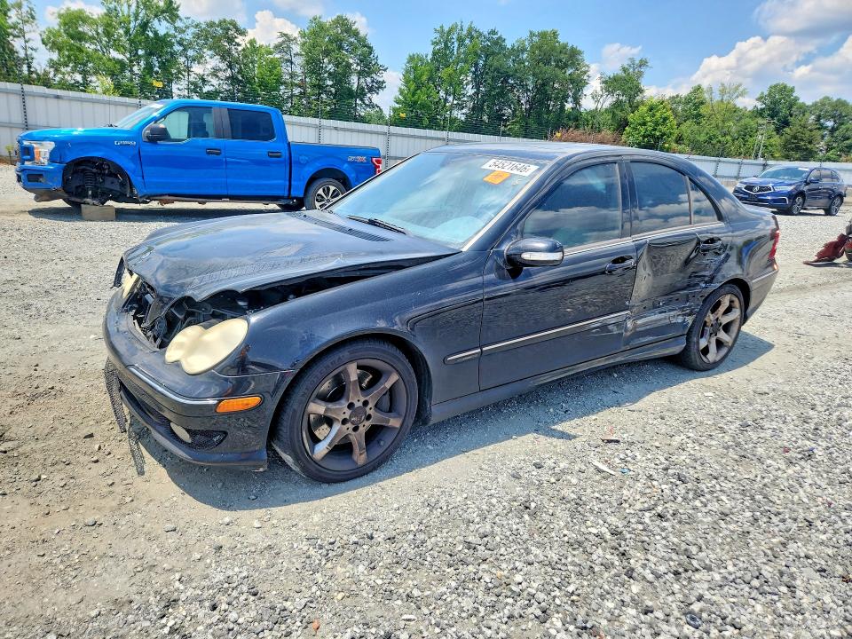 54521646 :رقم المزاد ، WDBRF52H77F928450 vin ، 2007 Mercedes-benz C مزاد بيع