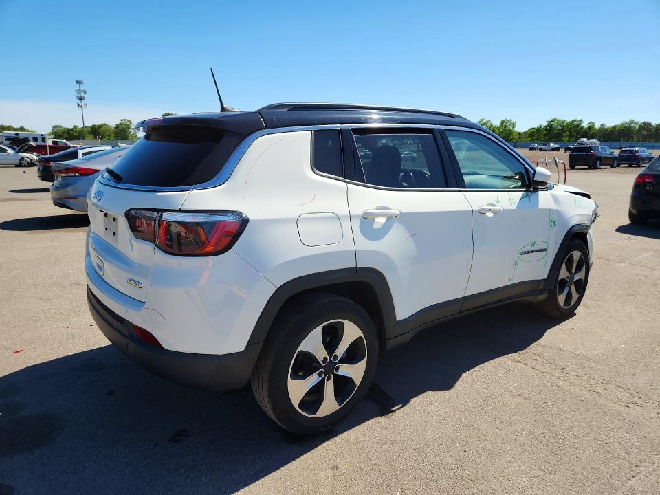 2018 Jeep Compass მანქანა იყიდება აუქციონზე, vin: 3C4NJDBB5JT178421, აუქციონის ნომერი: 57191906