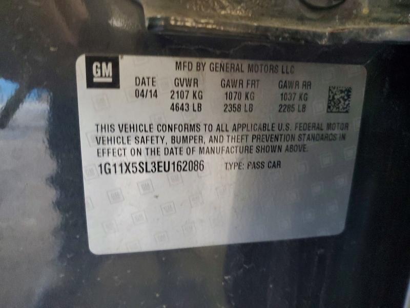 55603976 :رقم المزاد ، 1G11X5SL3EU162086 vin ، 2014 Chevrolet Impala مزاد بيع