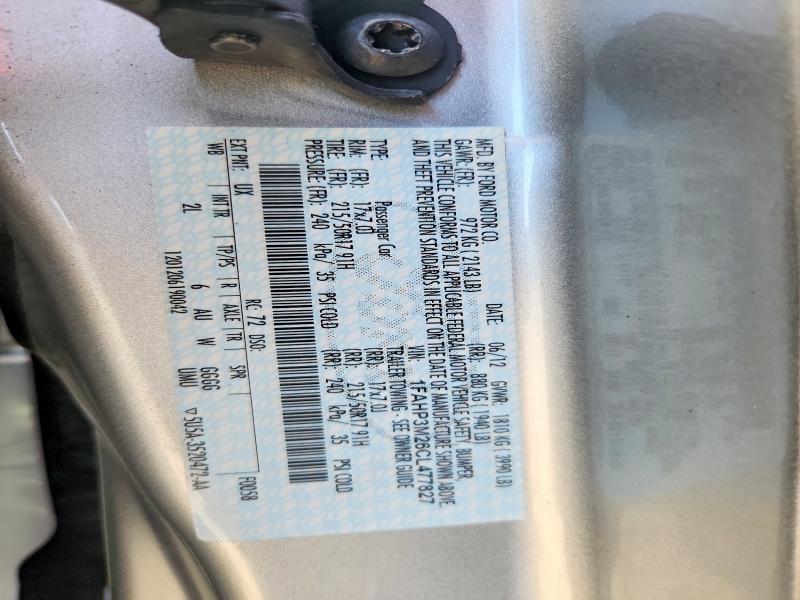 Aukcja sprzedaży 2012 Ford Focus, vin: 1FAHP3M26CL477827, numer aukcji: 57430476