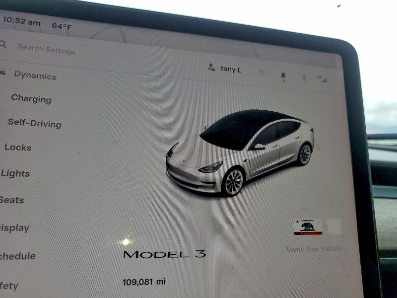 2022 Tesla Model 3 მანქანა იყიდება აუქციონზე, vin: 5YJ3E1EA5NF370178, აუქციონის ნომერი: 58765926