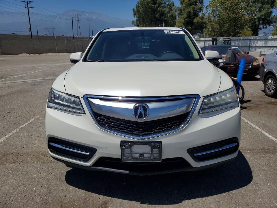 Aukcja sprzedaży 2015 Acura Mdx, vin: 5FRYD3H27FB005235, numer aukcji: 58486846