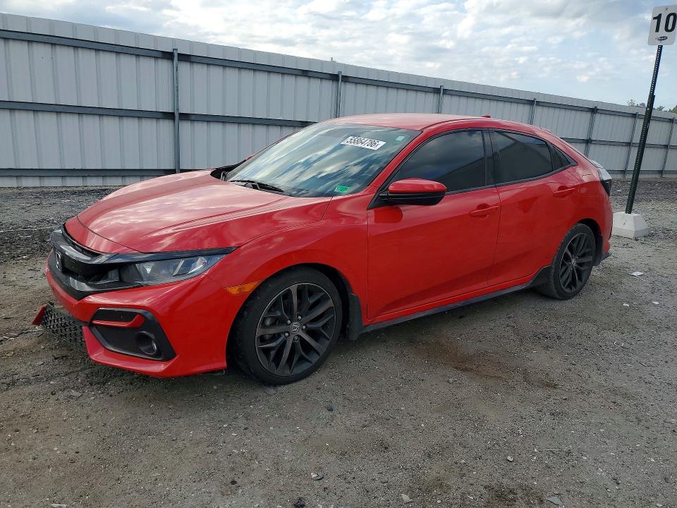 2021 Honda Civic მანქანა იყიდება აუქციონზე, vin: SHHFK7G43MU200222, აუქციონის ნომერი: 55864786