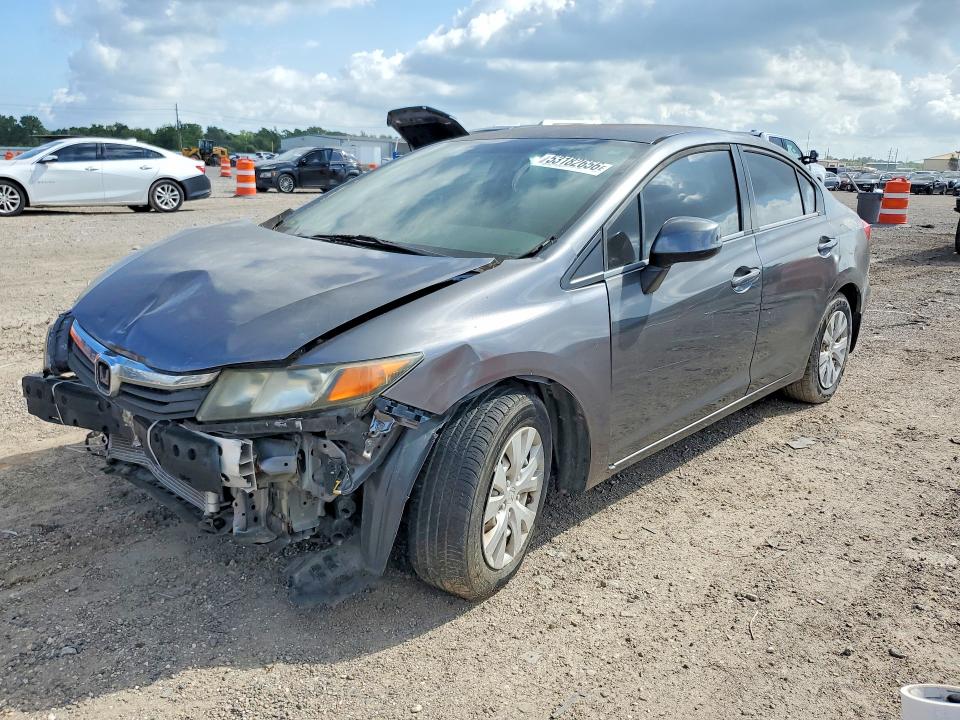 Продаж на аукціоні авто 2012 Honda Civic, vin: 2HGFB2F51CH334137, номер лоту: 53182656