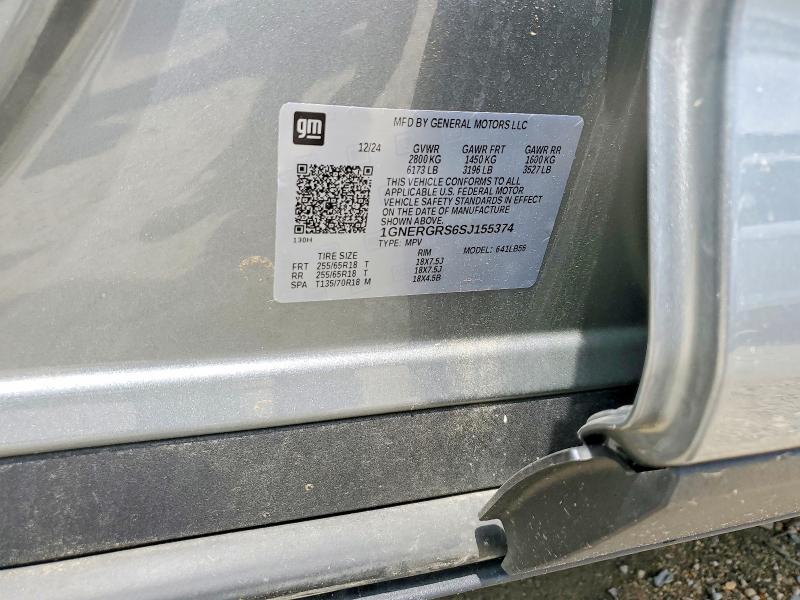 Продажа на аукционе авто 2025 Chevrolet Traverse, vin: 1GNERGRS6SJ155374, номер лота: 58440226