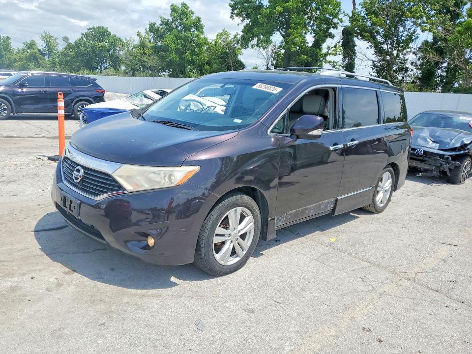 2011 Nissan Quest მანქანა იყიდება აუქციონზე, vin: JN8AE2KP4B9007175, აუქციონის ნომერი: 56296826