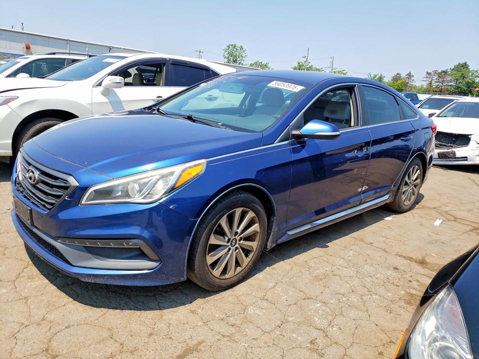 2016 Hyundai Sonata მანქანა იყიდება აუქციონზე, vin: 5NPE34AF1GH284565, აუქციონის ნომერი: 59053976