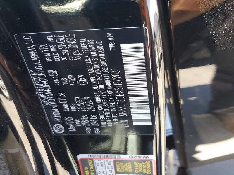 57205166 :رقم المزاد ، 5NMJE3DEXSH579031 vin ، 2025 Hyundai Tucson مزاد بيع