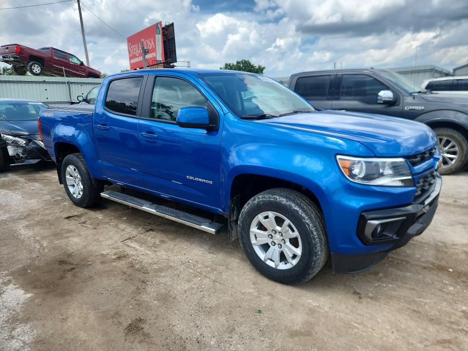 Aukcja sprzedaży 2021 Chevrolet Colorado, vin: 1GCGTCEN3M1184930, numer aukcji: 56169196