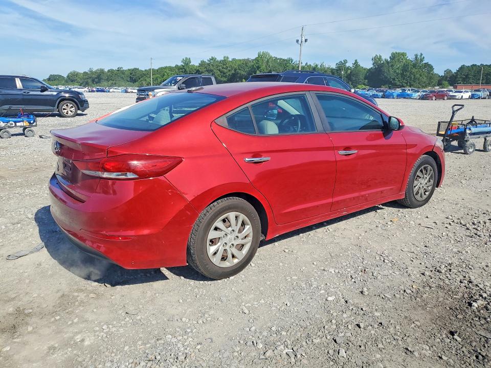 2017 Hyundai Elantra მანქანა იყიდება აუქციონზე, vin: KMHD74LFXHU077611, აუქციონის ნომერი: 58195206