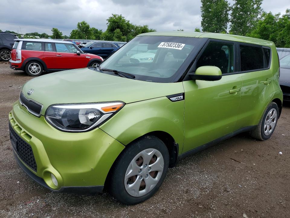 2016 Kia Soul მანქანა იყიდება აუქციონზე, vin: KNDJN2A23G7819717, აუქციონის ნომერი: 57582336