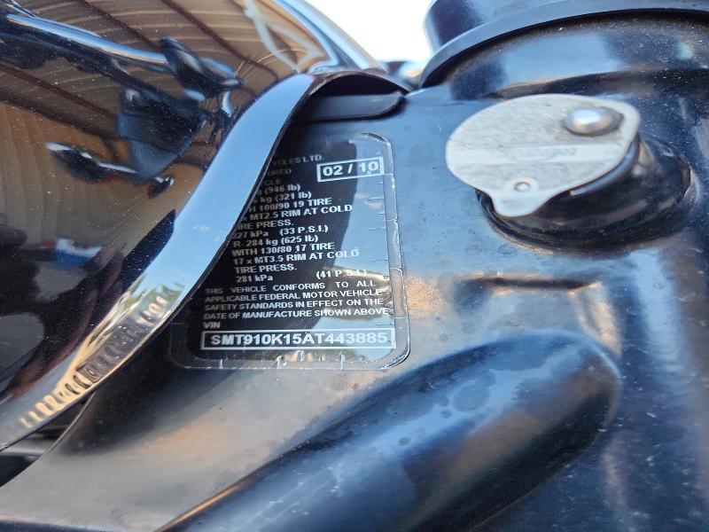 Продаж на аукціоні авто 2010 Triumph Motorcycle Bonneville, vin: SMT910K15AT443885, номер лоту: 57206336