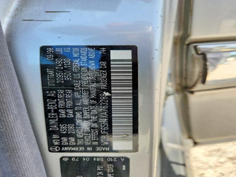 57129286 :رقم المزاد ، WDBJF65H4XA763288 vin ، 1999 Mercedes-benz E مزاد بيع