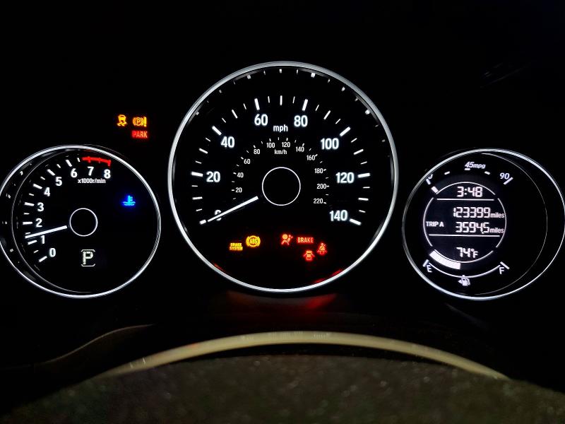 2016 Honda Hr-v მანქანა იყიდება აუქციონზე, vin: 3CZRU6H72GM714830, აუქციონის ნომერი: 55612586