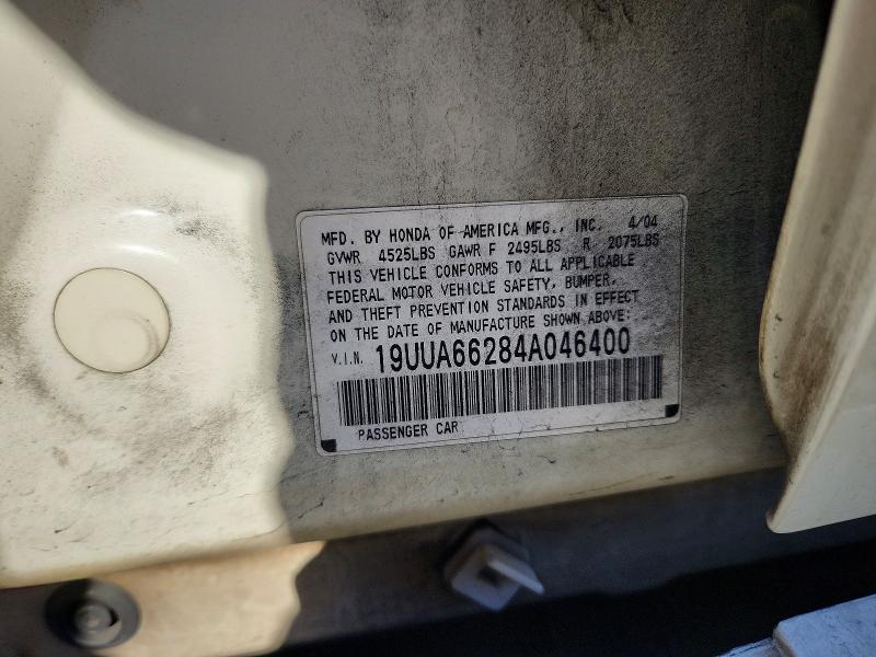 Продажа на аукционе авто 2004 Acura Tl, vin: 19UUA66284A046400, номер лота: 54724036