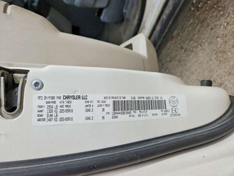 2008 Dodge Grand Caravan მანქანა იყიდება აუქციონზე, vin: 1D8HN44H28B180465, აუქციონის ნომერი: 57058566