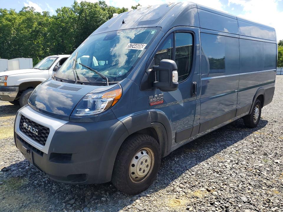 2021 Ram Promaster 3500 მანქანა იყიდება აუქციონზე, vin: 3C6MRVJG5ME544496, აუქციონის ნომერი: 57244606