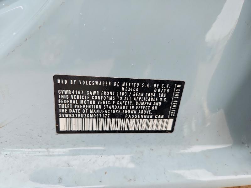 Продаж на аукціоні авто 2025 Volkswagen Jetta, vin: 3VWBX7BU2SM097177, номер лоту: 58817956