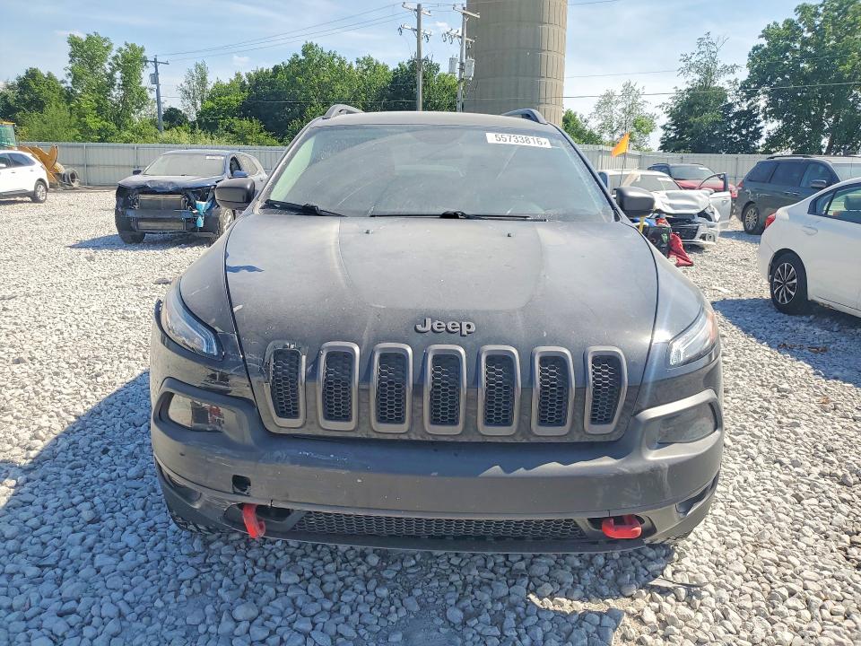 55733816 :رقم المزاد ، 1C4PJMBS2EW184167 vin ، 2014 Jeep Cherokee مزاد بيع
