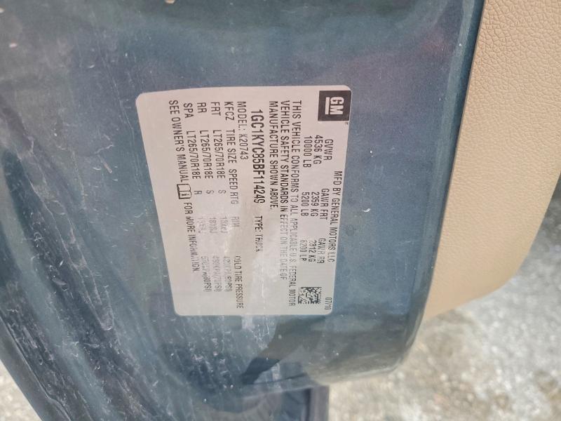 2011 Chevrolet Silverado მანქანა იყიდება აუქციონზე, vin: 1GC1KYC85BF114249, აუქციონის ნომერი: 56365546