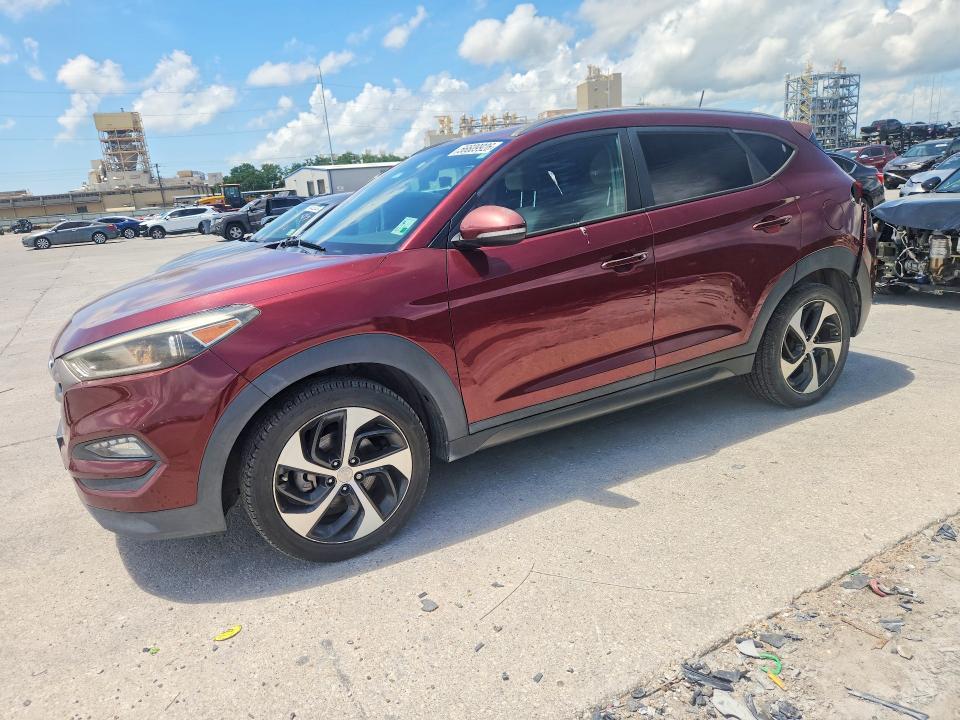 2016 Hyundai Tucson მანქანა იყიდება აუქციონზე, vin: KM8J33A29GU224587, აუქციონის ნომერი: 56609926