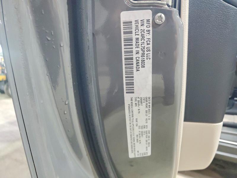 Продажа на аукционе авто 2023 Chrysler Pacifica, vin: 2C4RC1L75PR618038, номер лота: 58364896