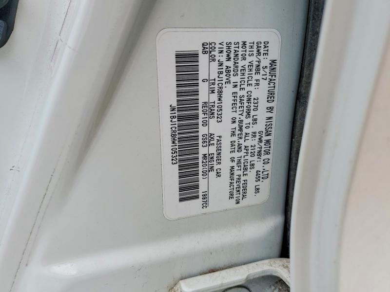 Aukcja sprzedaży 2017 Nissan Rogue Sport, vin: JN1BJ1CR8HW105323, numer aukcji: 57005886