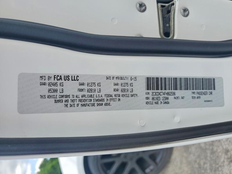 Продажа на аукционе авто 2015 Dodge Charger, vin: 2C3CDXCT4FH862596, номер лота: 57412536
