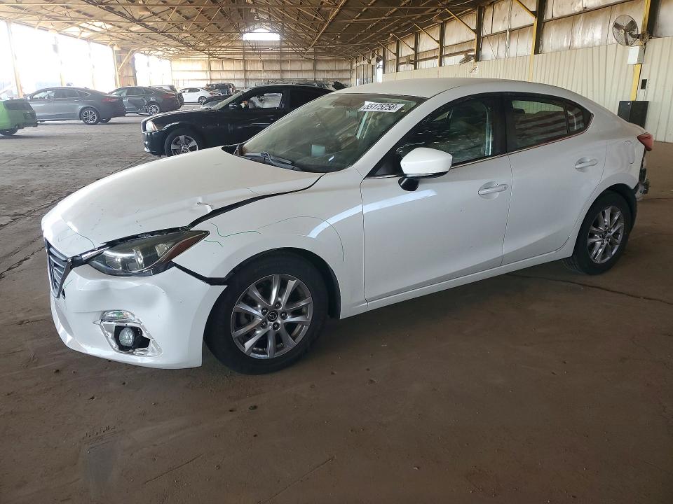 55175256 :رقم المزاد ، JM1BM1U79G1277325 vin ، 2016 Mazda 3 مزاد بيع