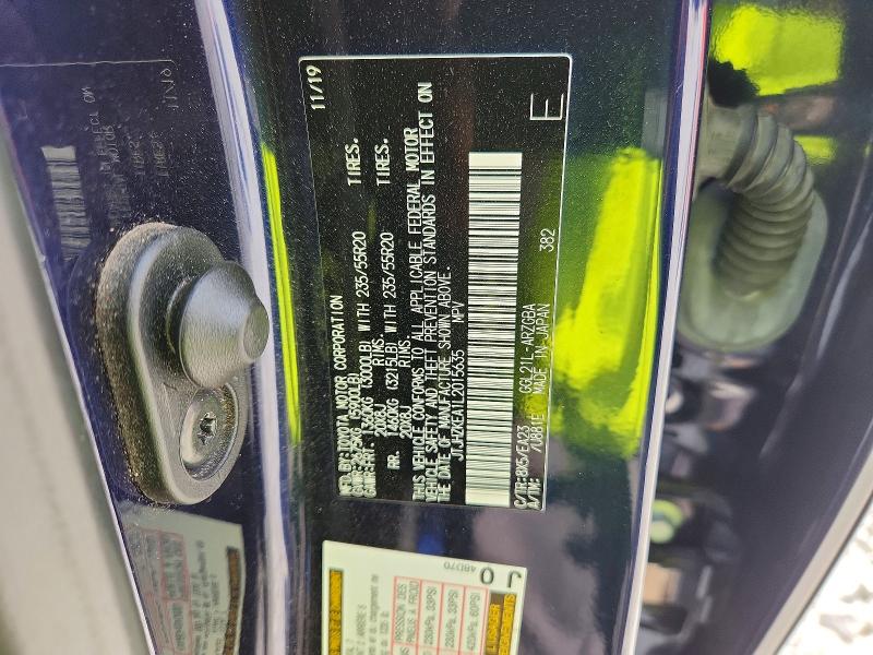 57441636 :رقم المزاد ، JTJHZKEA1L2015635 vin ، 2020 Lexus Rx مزاد بيع