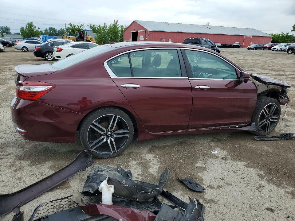 56145906 :رقم المزاد ، 1HGCR2F05HA802265 vin ، 2017 Honda Accord مزاد بيع