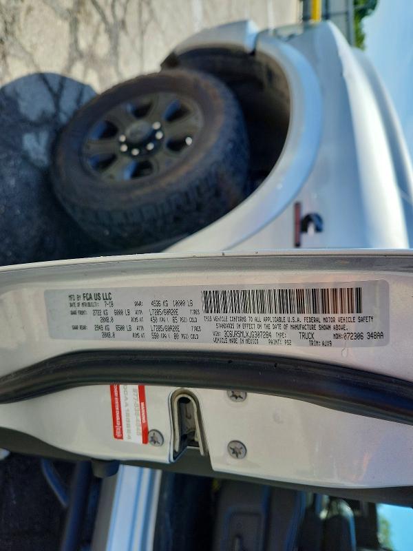 55756996 :رقم المزاد ، 3C6UR5MLXJG307284 vin ، 2018 Ram 2500 مزاد بيع