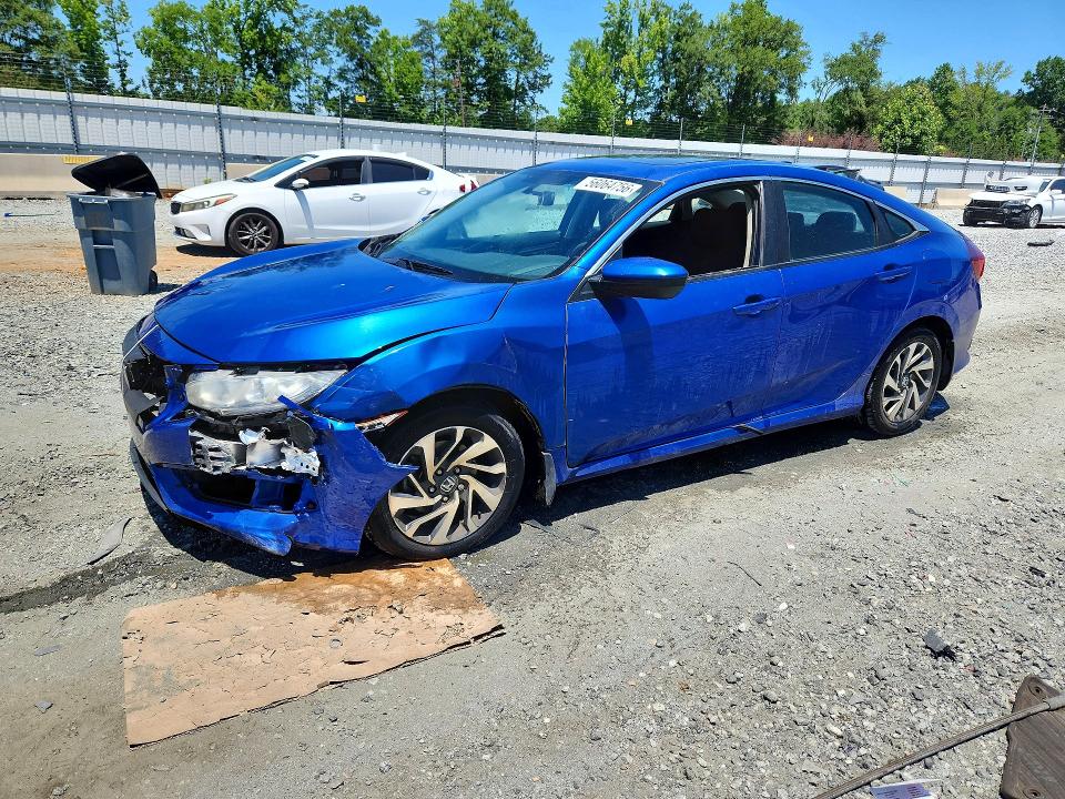 Продаж на аукціоні авто 2018 Honda Civic, vin: 2HGFC2F76JH599096, номер лоту: 56064756