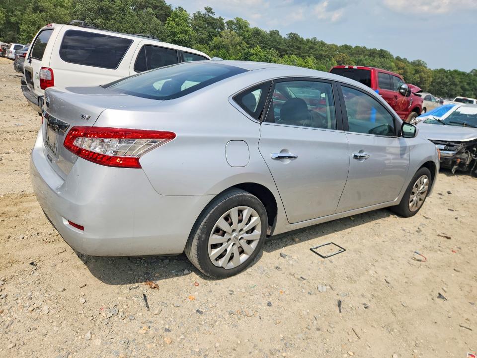 2015 Nissan Sentra მანქანა იყიდება აუქციონზე, vin: 3N1AB7AP7FL643396, აუქციონის ნომერი: 57915366