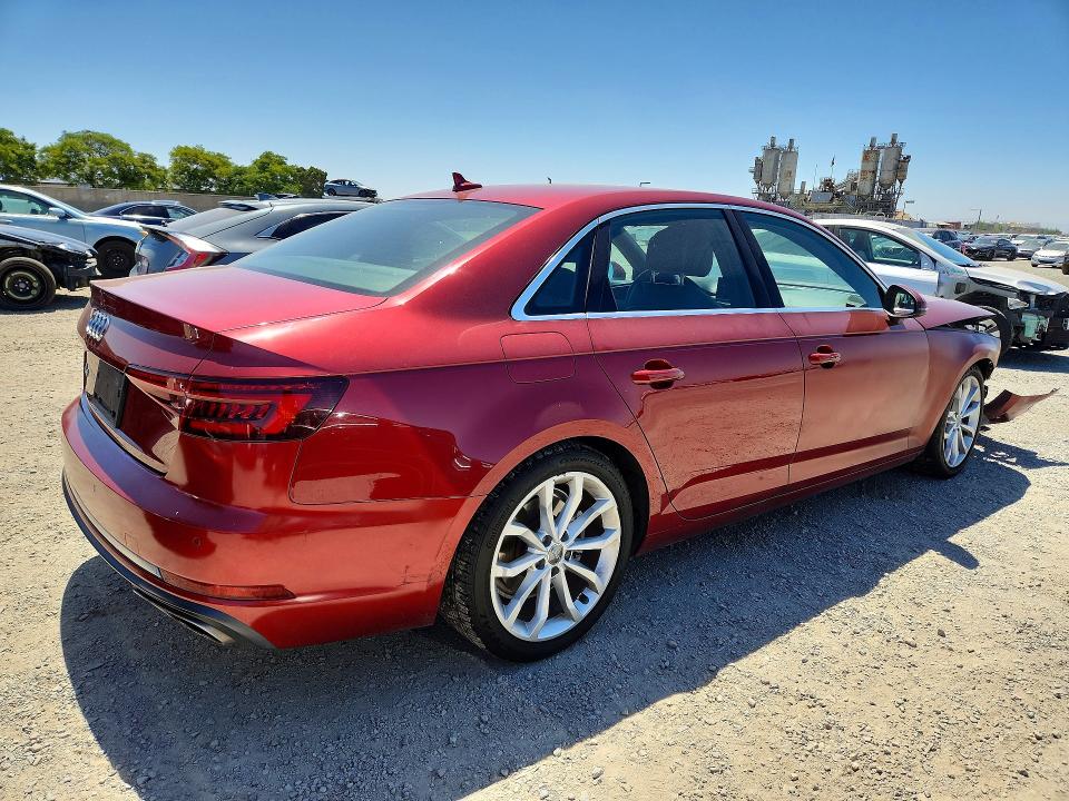 57082776 :رقم المزاد ، WAUHMAF43KA050747 vin ، 2019 Audi A4 مزاد بيع