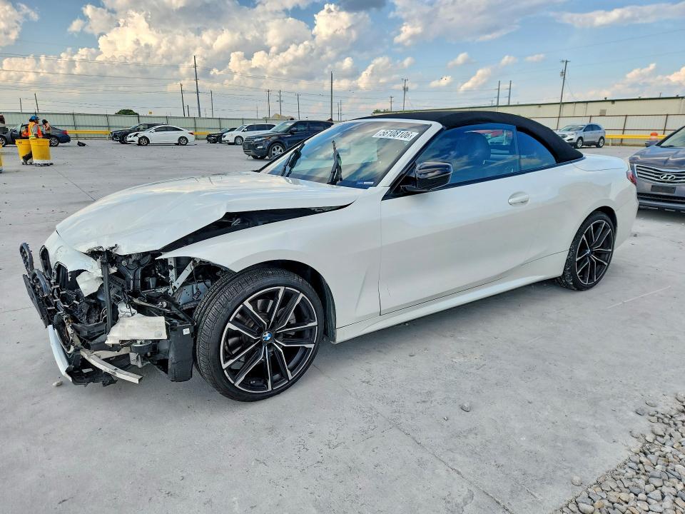 2022 Bmw 430xi მანქანა იყიდება აუქციონზე, vin: WBA43AT05NCJ51848, აუქციონის ნომერი: 56108106