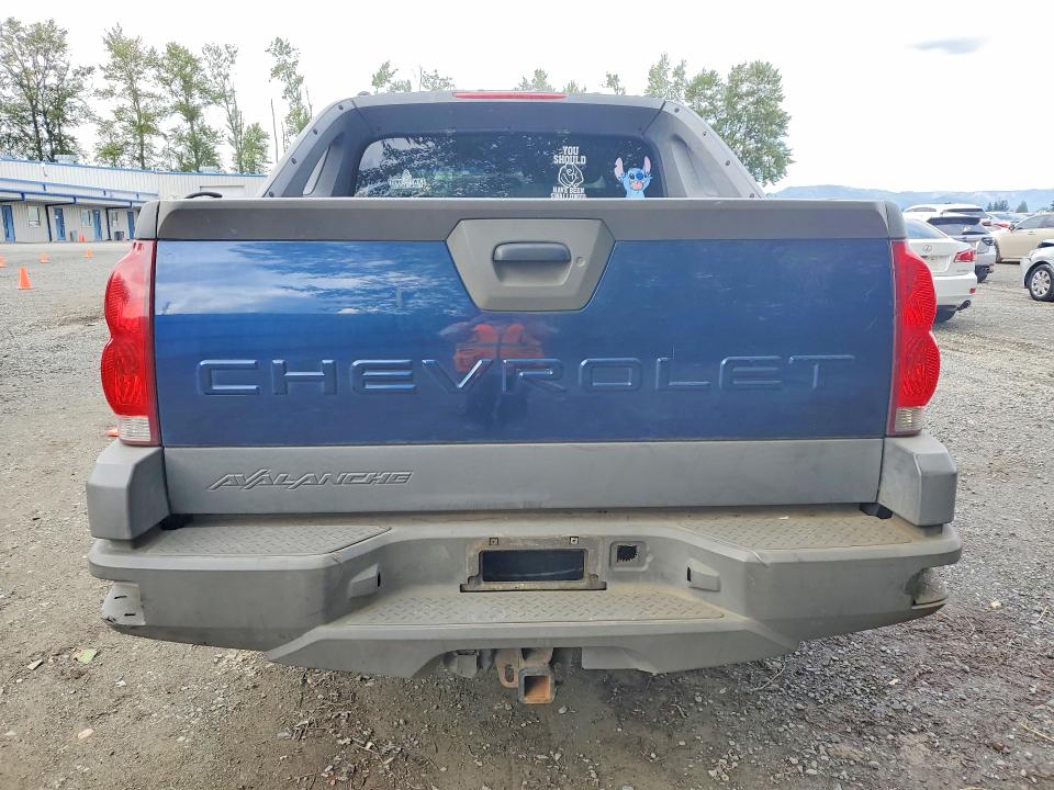 56324116 :رقم المزاد ، 3GNEC13T12G292434 vin ، 2002 Chevrolet Avalanche مزاد بيع