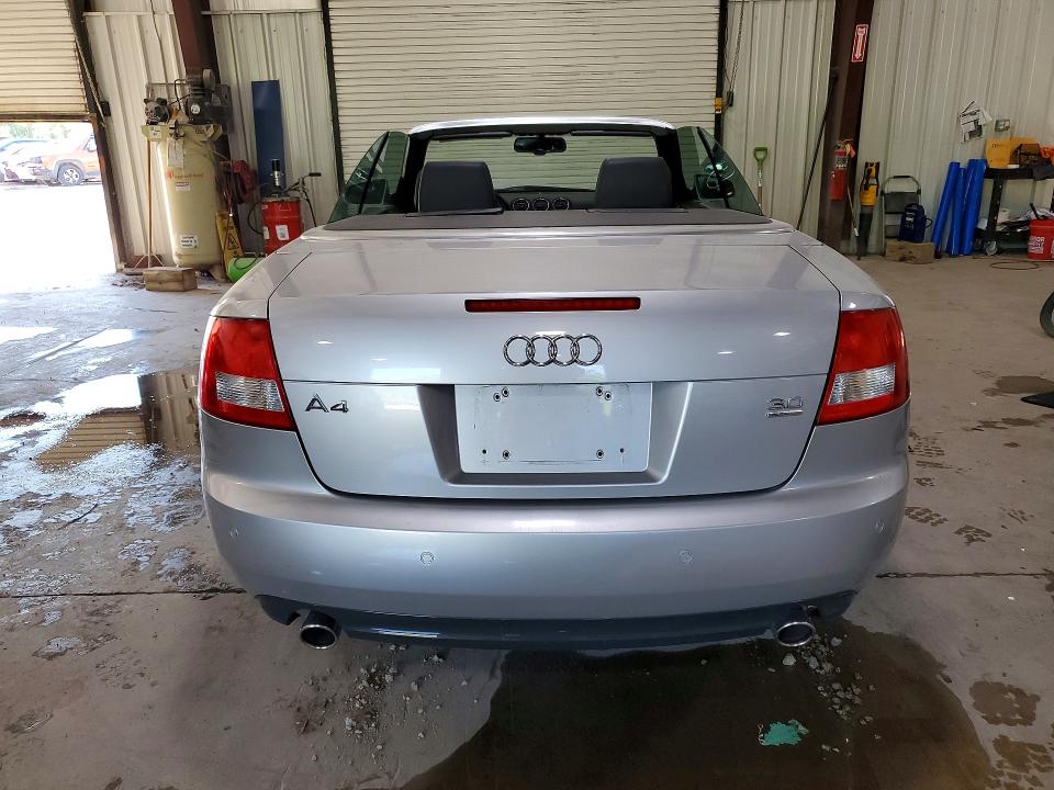2006 Audi A4 მანქანა იყიდება აუქციონზე, vin: WAUDT48H86K008285, აუქციონის ნომერი: 58503586