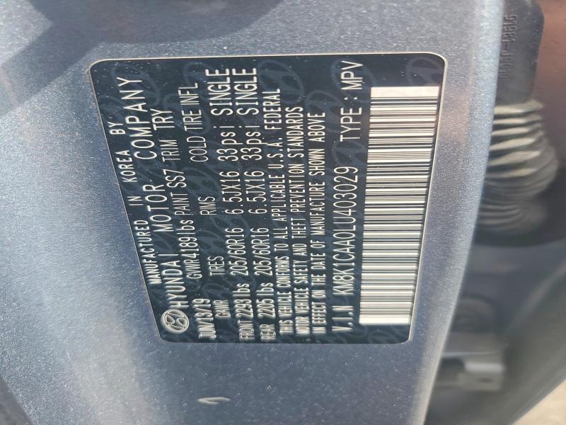 Продаж на аукціоні авто 2020 Hyundai Kona, vin: KM8K1CAA0LU403029, номер лоту: 57542246