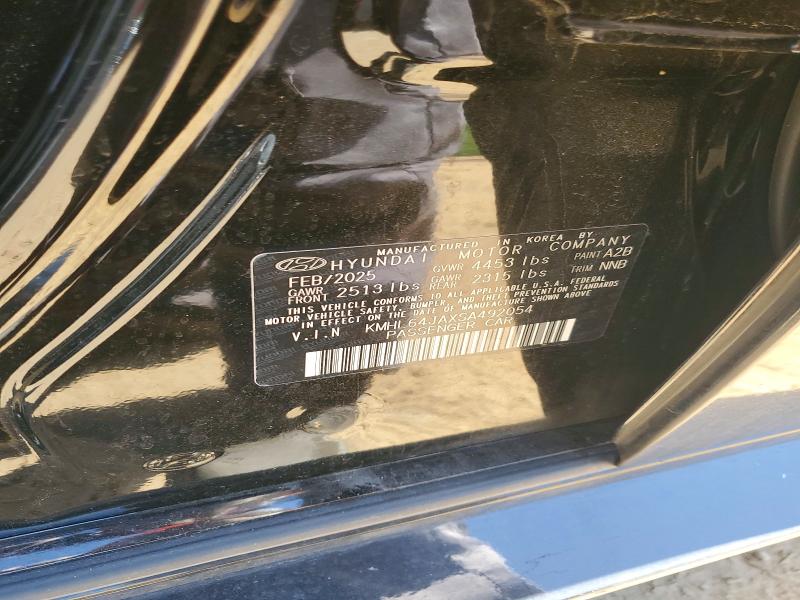 Продаж на аукціоні авто 2025 Hyundai Sonata, vin: KMHL64JAXSA492054, номер лоту: 54650526